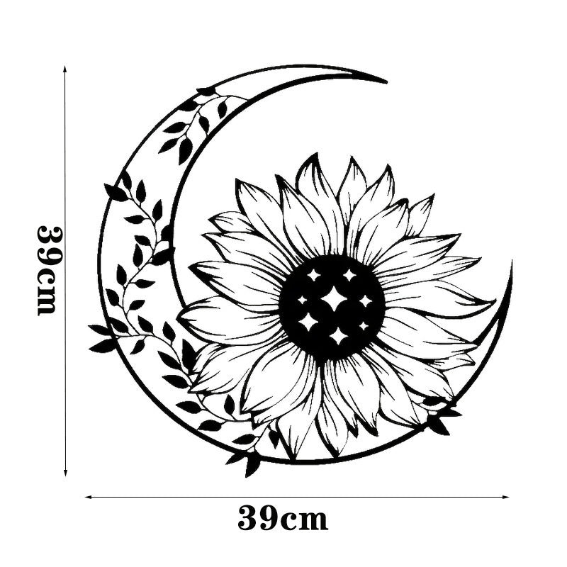 Metall Silhouette Wandkunst für Wohnzimmer | Limbit