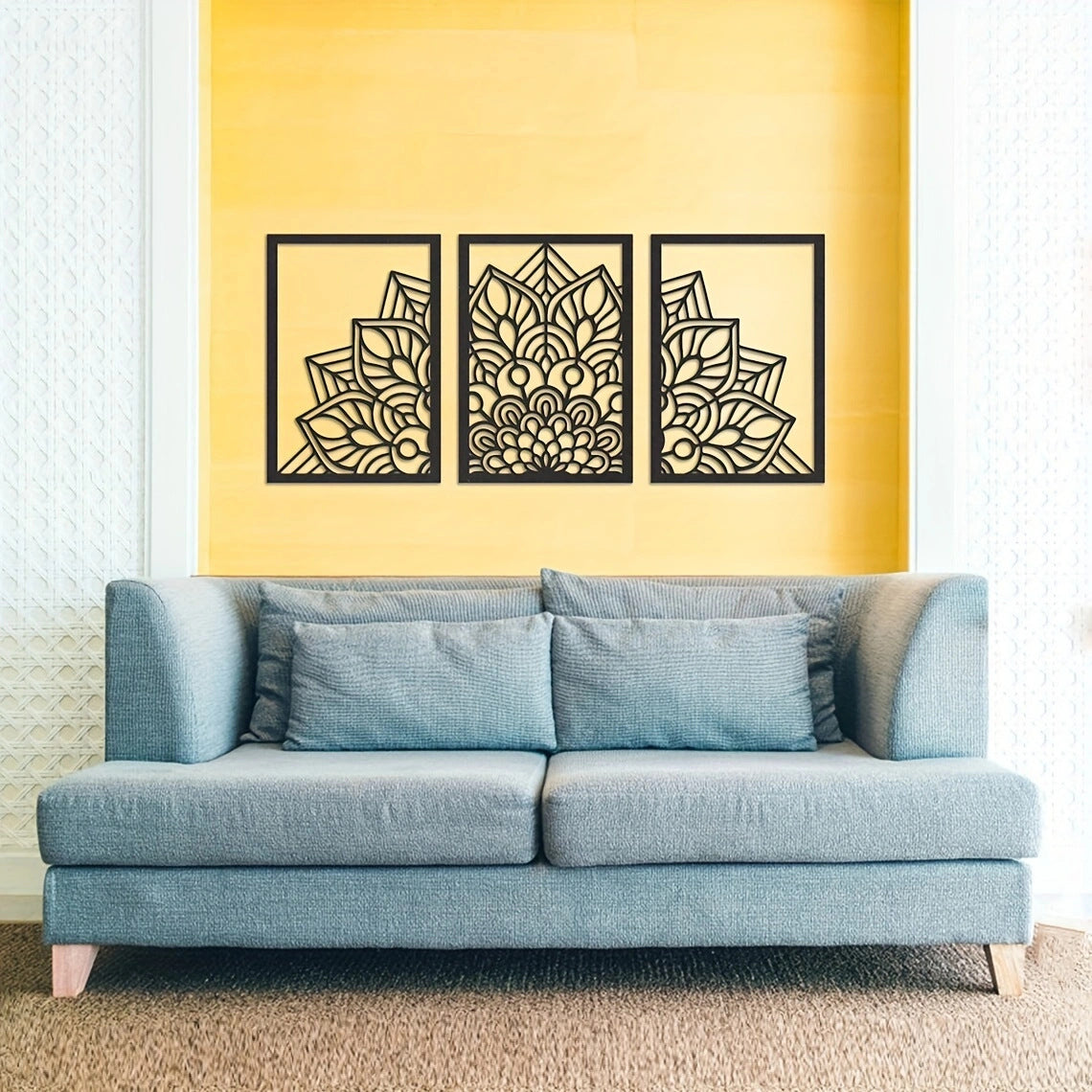 Fliegende Gänse Silhouette Metall Wandkunst | Limbit