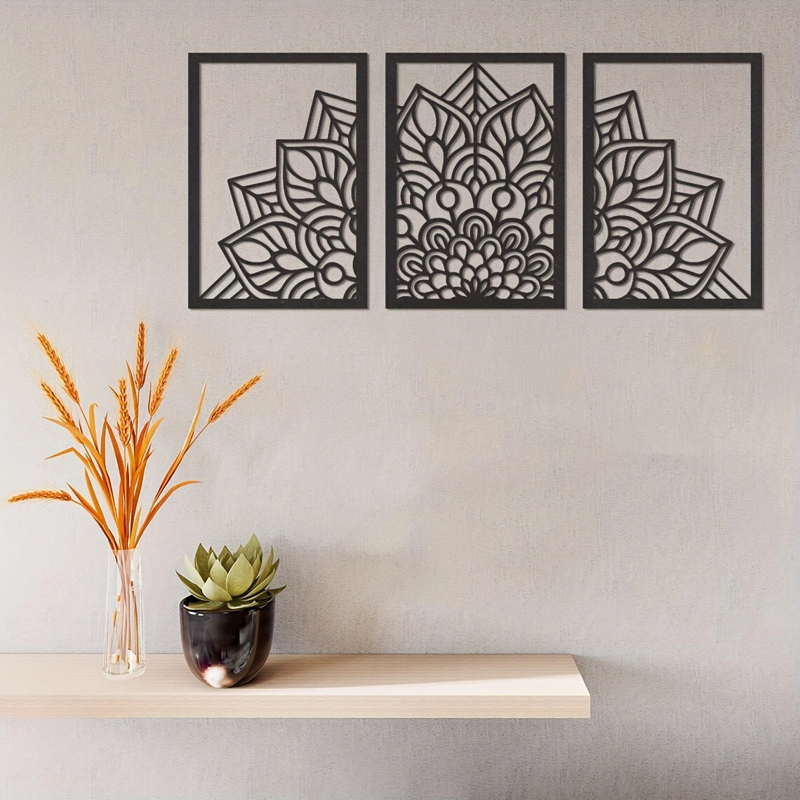 Fliegende Gänse Silhouette Metall Wandkunst | Limbit