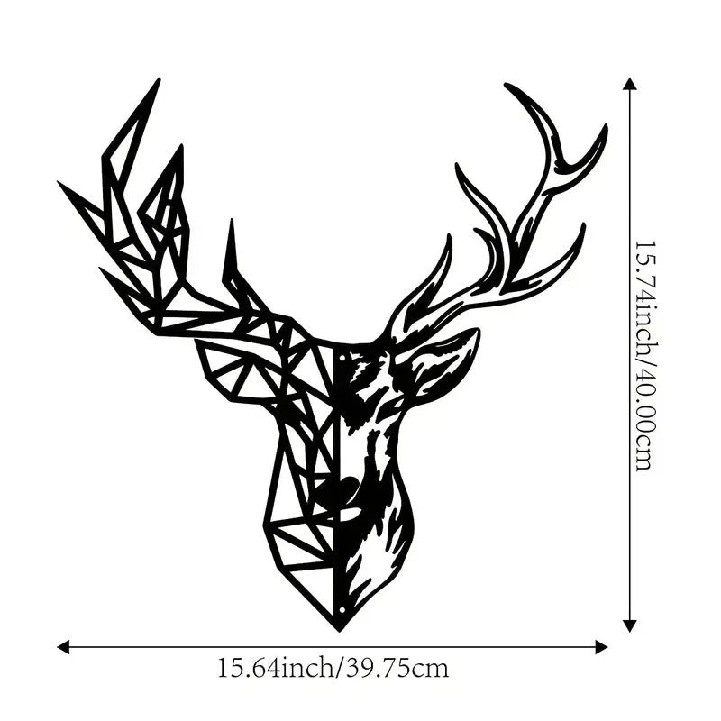Metall Silhouette Wandkunst für Wohnzimmer | Limbit