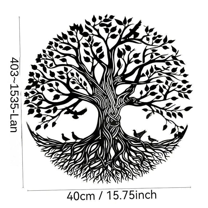 Metall Silhouette Wandkunst für Wohnzimmer | Limbit