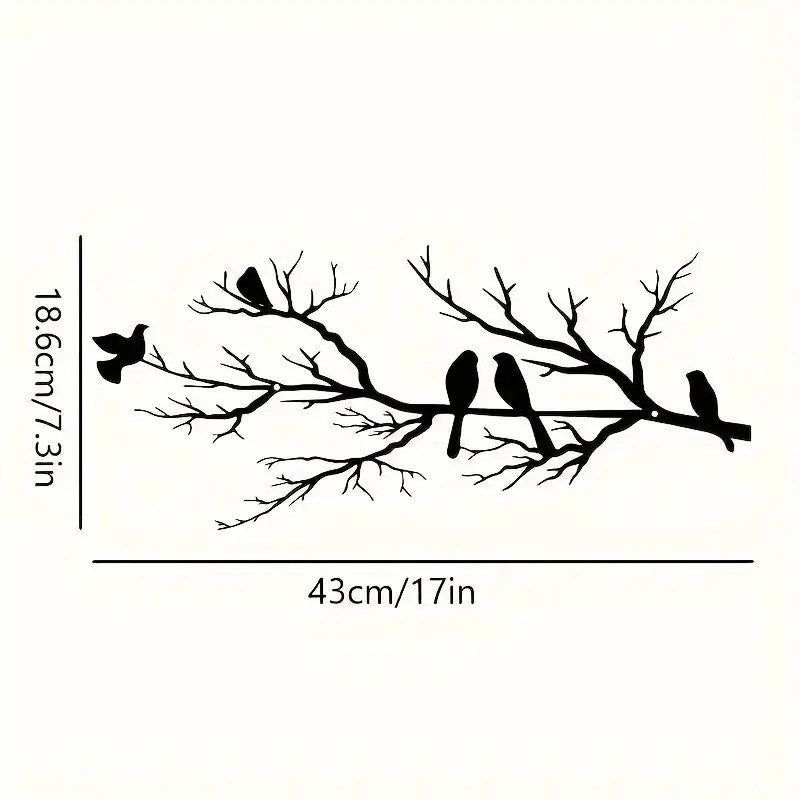 Metall Silhouette Wandkunst für Wohnzimmer | Limbit