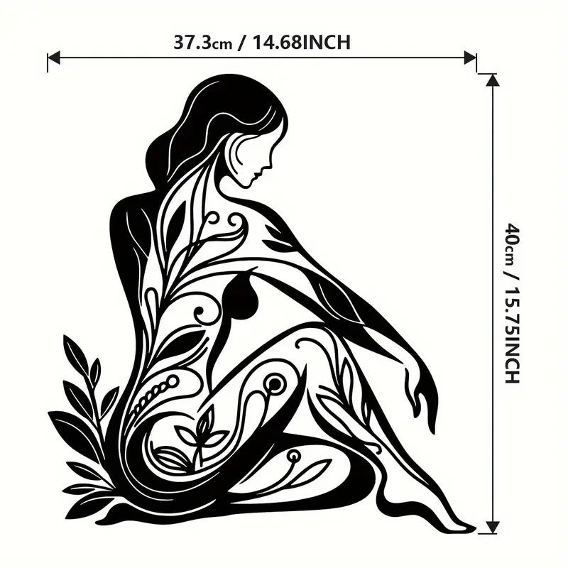 Metall Silhouette Wandkunst für Wohnzimmer | Limbit