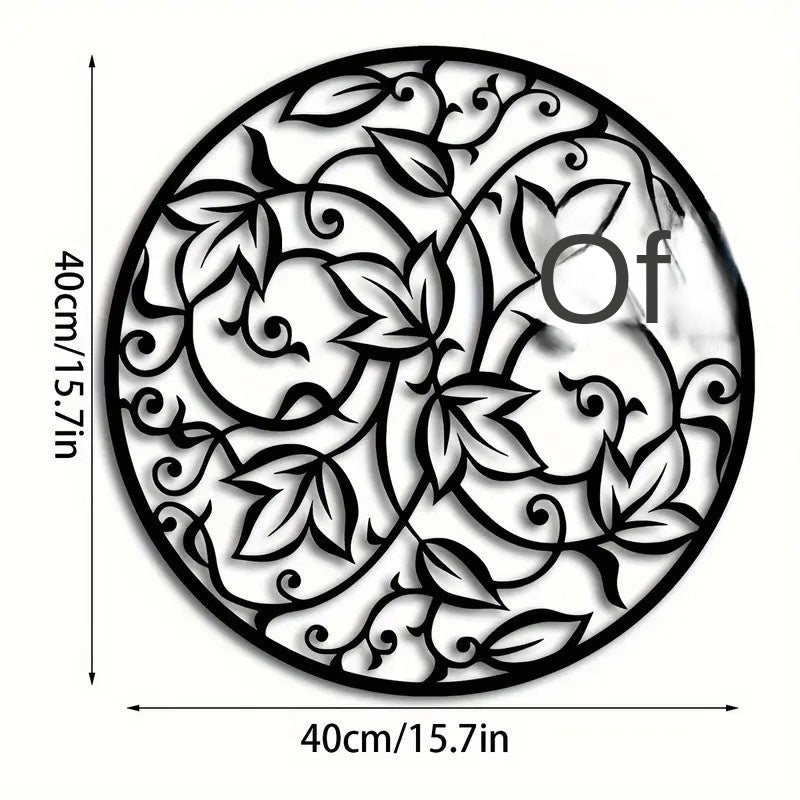 Metall Silhouette Wandkunst für Wohnzimmer | Limbit