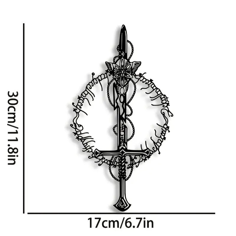 Metall Silhouette Wandkunst für Wohnzimmer | Limbit
