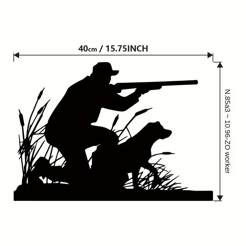 Metall Silhouette Wandkunst für Wohnzimmer | Limbit