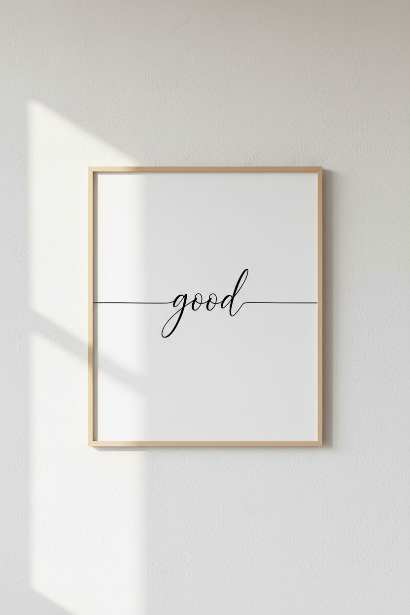 Good minimalist poster